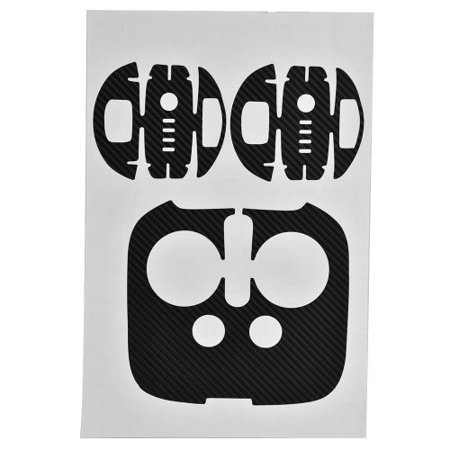 Autocollant En Fibre De Carbone Pour Dji Phantom 4pro / Pro+ Drone & Controller Noir