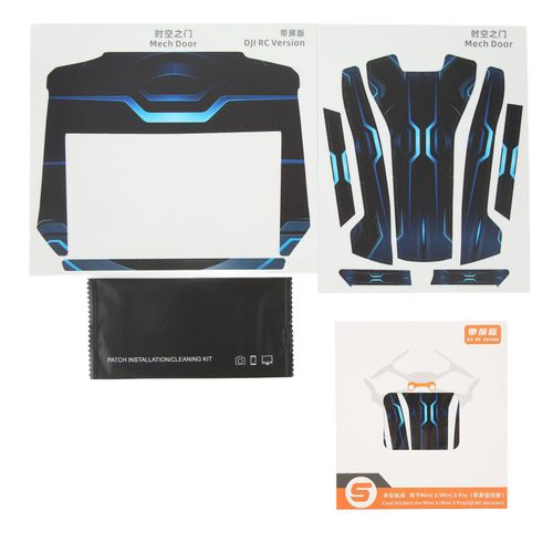 Autocollant Pour Drone Dji Mini3 Avec Fente De Guidage D'air, Personnalisation Precise, Motif Clair, Longue Duree, Telecommande De Drone, Type 1