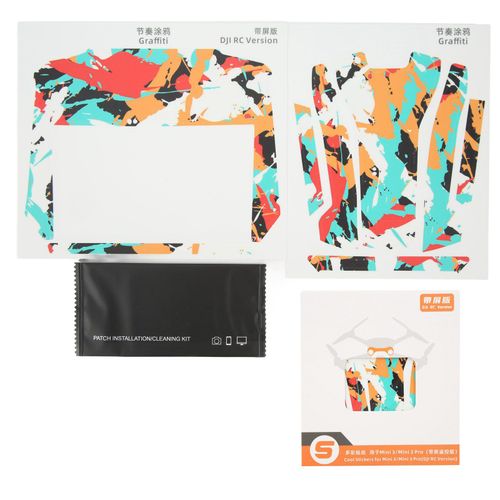 Autocollant Pour Drone Dji Mini3 Avec Fente De Guidage D'air, Personnalisation Precise, Motif Clair, Longue Duree, Telecommande De Drone, Type 2