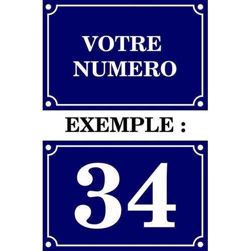 Autocollant Sticker Numero De Rue Boite Aux A Lettre Plaque Personnalisable