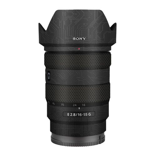 Autocollants D'objectif Pour Sony E 16-55mm F2.8 G Sel1655g,Autocollant De Corps D'objectif D'appareil Photo,Film De Protection Rond,Peau De Dcalcomanie En Vinyle - Type I