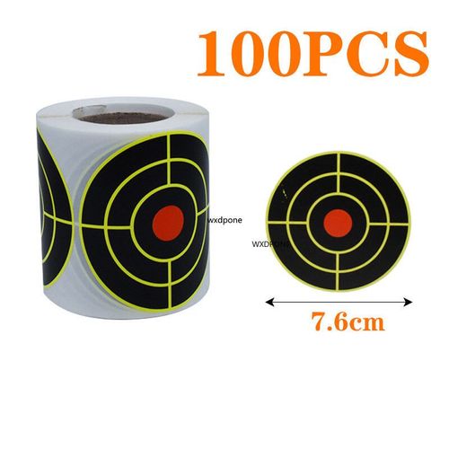 Autocollants De Cible Auto-Adhsifs,claboussures Porteurs,Rouleau De Tir Ractif,14 Types,7.50cm,100 Pices,200 Pices - Type A-100pcs