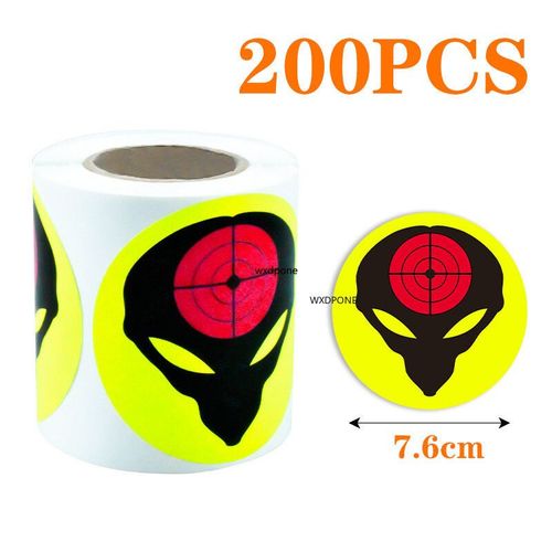Autocollants De Cible Auto-Adhsifs,claboussures Porteurs,Rouleau De Tir Ractif,14 Types,7.50cm,100 Pices,200 Pices - Type K-200pcs