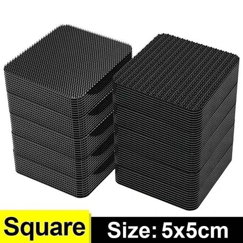 Autocollants De Fixation De Tapis Double Face,Patchs Fixes Pour Tapis De Voiture,Tapis De Sol De Maison,Bandes Antidrapantes - Type Square-30pairs (60pcs) #B