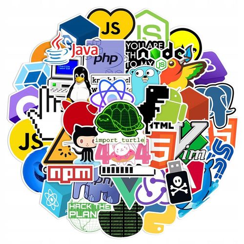 Autocollants De Programmation Java Geek Amusants, 200 PiCes,Aesthetic Couleurs Stickers, ImpermAble Vinyle Autocollant Pour Telephone Ordinateur Portable Macbook Scrapbooking
