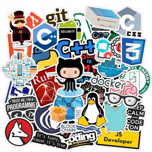 Autocollants De Programmation Java Geek Amusants, 200 PiCes,Aesthetic Couleurs Stickers, ImpermAble Vinyle Autocollant Pour Telephone Ordinateur Portable Macbook Scrapbooking