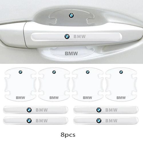 Autocollants De Protection De Poigne De Bol De Porte De Voiture,Film Transparent Anti-Rayures Pour Bmw M,M3,M5,Bronchbery X5,X6,E90,E91,E92,E93,F10,F30,E60 - Type Bmw 8pcs