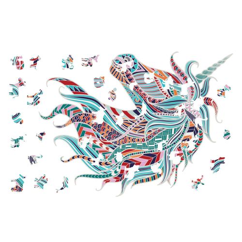 Autocollants De Puzzle D'Animaux En Forme De Vache Et De Licorne, Bricolage, Jouet, Chaque Pice Est Un Petit Motif, Dcor Mural Pour La Maison