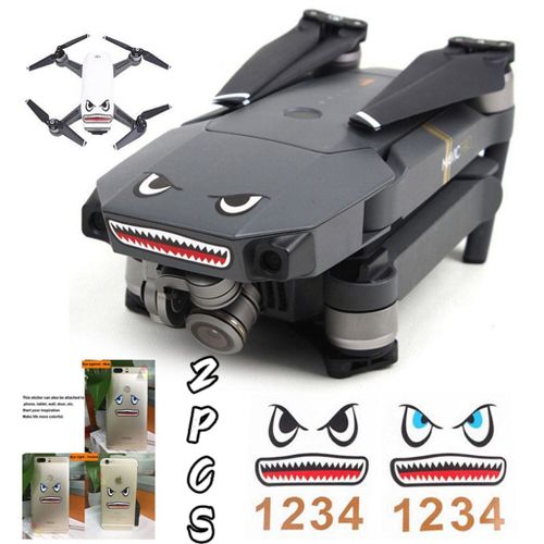Autocollants tanches Shlavabo,Autocollants De Numro De Batterie,Sans Colle,Dji Mavic Mini,Mini,Mavic Air 2s,Air 2,Mavic Pro Et Spark,2 Pices