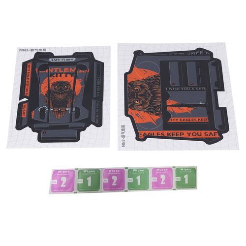 Autocollants Pour Drones, Decoupes Avec Precision, Repositionnables, Transparents, Avec Telecommande, Pour Mini 3 Pro, Motif Hibou