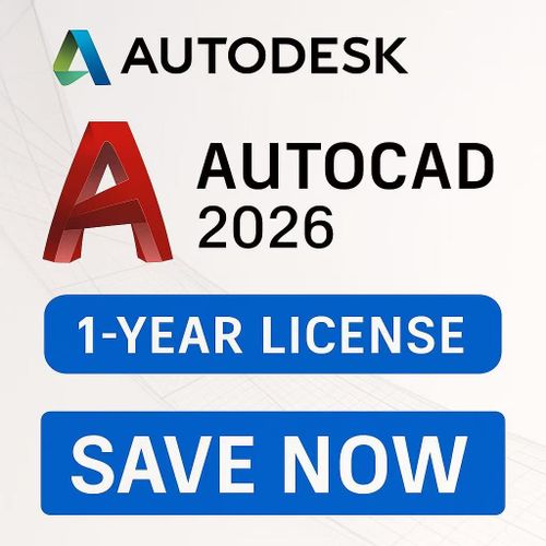 Autodesk Autocad 2026 1 An - Avec Intelligence Artificielle