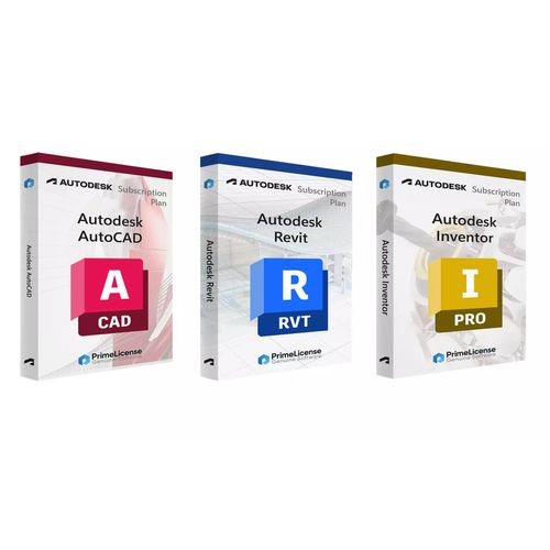 Autodesk Cad+Inventor+Revit 1 An - Edition 2025