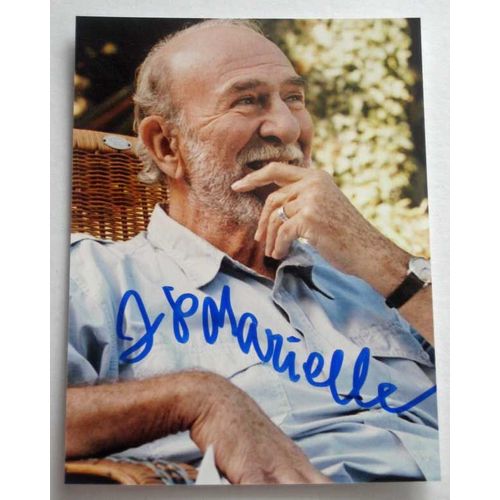 Autographe Jean-Pierre Marielle Photo Format  11x15cm