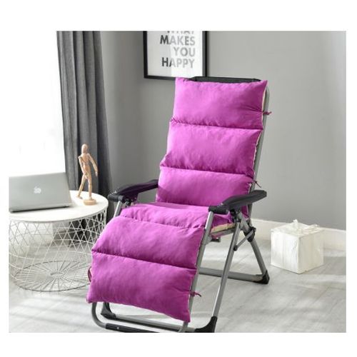 Automne Et Hiver Chaise En Osier Lavable/Coussin Inclinable Se Pliant Sige Siamois  Bascule Chaise/Coussin Dossier Un Coussin Universel Chaud A+ (Color : Rose Rouge, Size : 125cmx50cmx12cm,1 Pice)