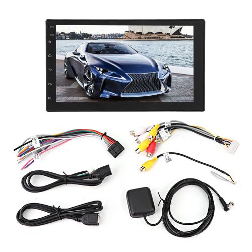 Autoradio 7 Pouces Mp5 2 Din 1g+16g Gps Bluetooth Fm Stereo Pour Android 8.1 Compatible Avec Toyota Corolla