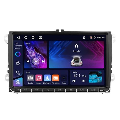 Autoradio Android 13 cran Tactile 9 Pouces GPS Bluetooth Carplay WiFi YONIS