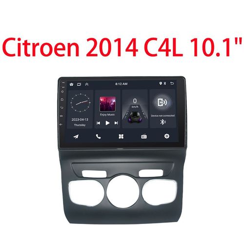 Autoradio Gearelec 10.1 Pouces Android Pour Citroen C4l 2013-2017 - Carplay, Gps, Bluetooth, Rds, Wifi 1+32go