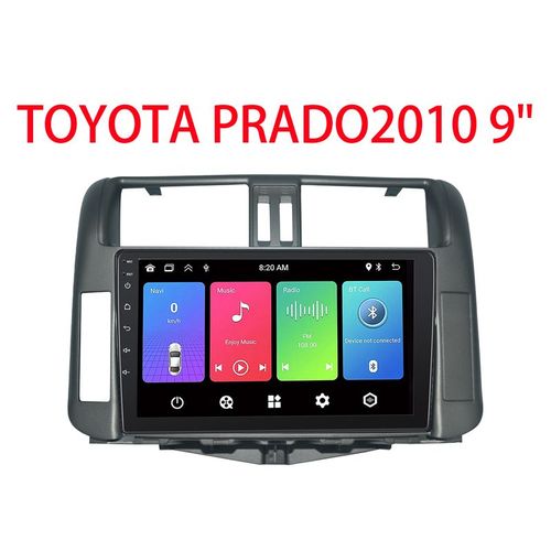 Autoradio Gearelec 9 Pouces Android Pour Toyota Pardo 2010-2013 Avec Carplay Andriod Auto Gps Bt Rds Wifi