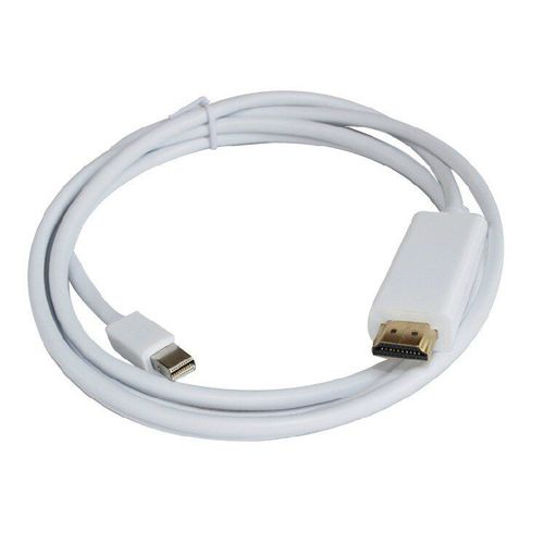 Autre Cble adaptateur Thunderbolt Displayport Mini Display Port/DP vers HDMI mle pour Apple Macbook Mac Air Pro, 1.8M/6ft, plaqu or Nipseyteko