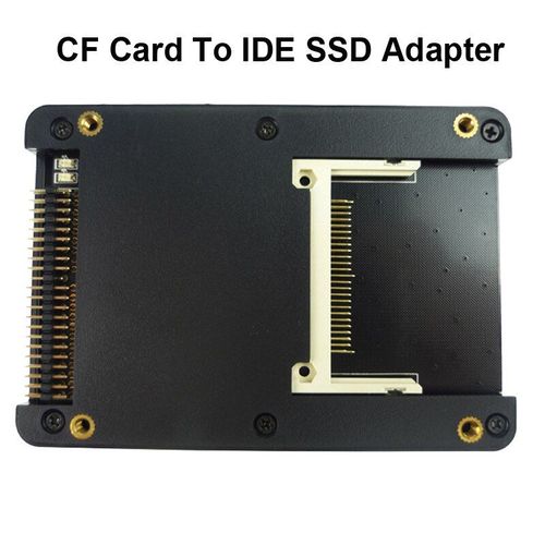 Autre CF carte Flash compacte de Type I/II  IDE SSD HDD, 2.5 pouces, adaptateur IDE 44 broches mle vers CF avec tui Nipseyteko