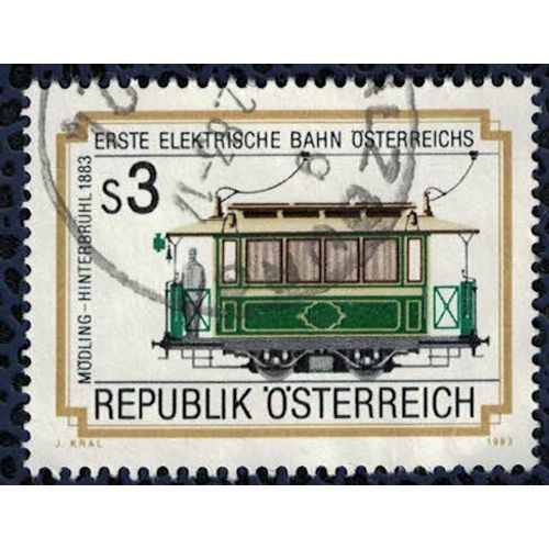 Autriche 1983 Oblitr Rond Used Chemins De Fer Wagon De Passagers Mdling Hinterbrhl Su