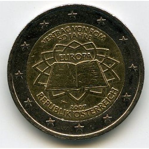 Autriche 2 Euros 2007 Commmorative Trait De Rome
