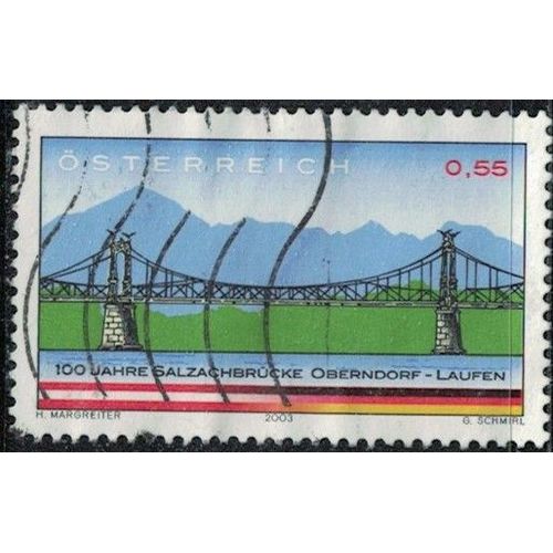 Autriche 2003 Oblitr Used Pont Sur La Rivire Salzach Y&t At 2258 Su