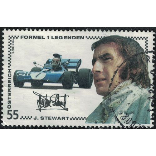Autriche 2006 Oblitr Used Course Automobile Lgendes Formule 1 Jackie Stewart Y&t At 2421 Su
