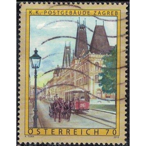 Autriche 2012 Oblitr Used Bureau De Poste  Zagreb At 2839 Su
