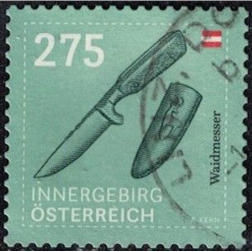 Autriche 2020 Oblitr Used Innergebirg Couteau De Chasse Y&t At 3374 Su