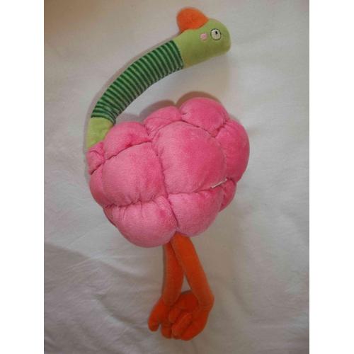 Autruche Doudou Ikea Peluche Rose Orange Vert Ray 40 Cms