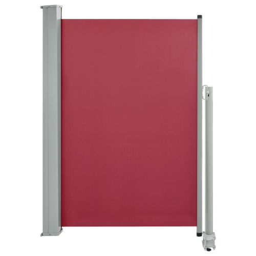 Auvent Paravent Store Brise-Vue Latral Rtractable De Patio Jardin Terrasse Balcon Protection Visuelle cran 120 X 300 Cm Rouge Helloshop26 02_0007221