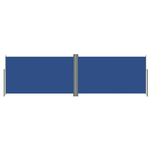 Auvent Paravent Store Brise-Vue Latral Rtractable De Patio Jardin Terrasse Balcon Protection Visuelle cran 160 X 600 Cm Bleu Helloshop26 02_0007142