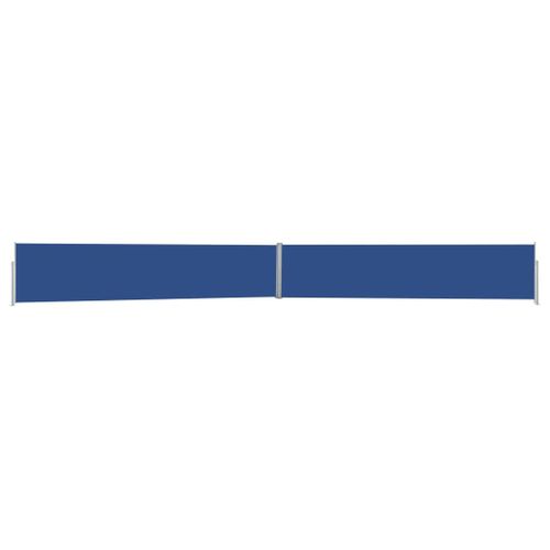 Auvent Paravent Store Brise-Vue Latral Rtractable De Patio Jardin Terrasse Balcon Protection Visuelle cran 170 X 1200 Cm Bleu Helloshop26 02_0007305