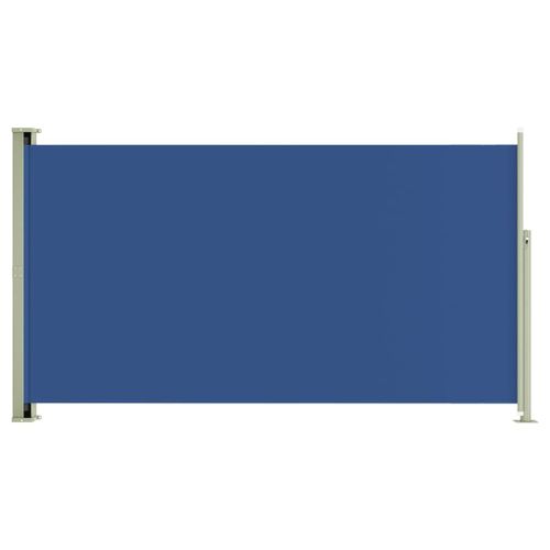 Auvent Paravent Store Brise-Vue Latral Rtractable De Patio Jardin Terrasse Balcon Protection Visuelle cran 170 X 300 Cm Bleu Helloshop26 02_0007310