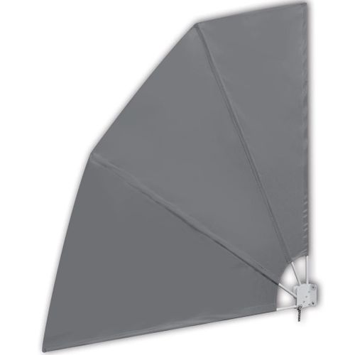 Auvent Paravent Store Brise-Vue Latral Rtractable De Patio Jardin Terrasse Balcon Protection Visuelle cran 210 X 210 Cm Gris Helloshop26 02_0007060