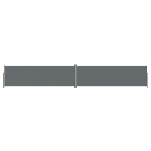 Auvent Paravent Store Brise-Vue Latral Rtractable De Patio Jardin Terrasse Balcon Protection Visuelle cran Anthracite 160 X 1000 Cm Helloshop26 02_0007114