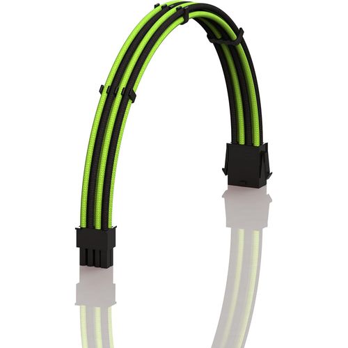 Ava 50Cm 8-Broches (4+4) Cpu Atx Carte Mre Alimentation Psu Cble D'Extension Tress Manchon Personnalis Mod Pc Avec Peignes | Pack Unique | 500Mm Vert Noir[GBP6274039]