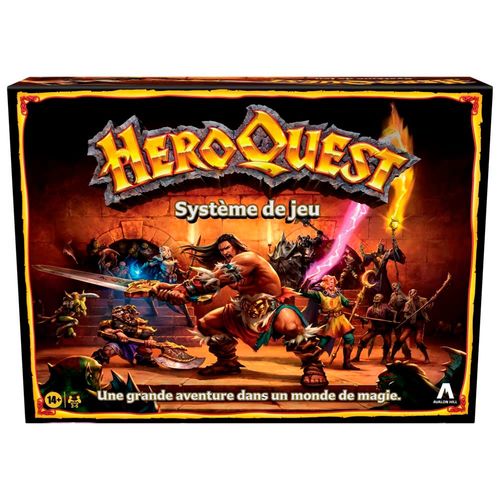 Avalon Hill, Systme De Jeu Heroquest, Jeu D'aventures Fantastiques Style Donjon, A Partir De 14 Ans, 2  5 Joueurs