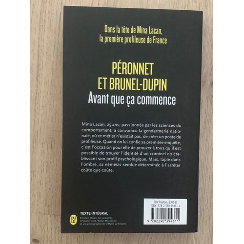Avant Que a Commence - Une Enqute De Mina Lacan, 