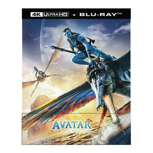 Avatar 2 : La Voie De L'eau - 4k Ultra Hd + Blu-Ray + Blu-Ray Bonus - dition Botier Steelbook de James Cameron