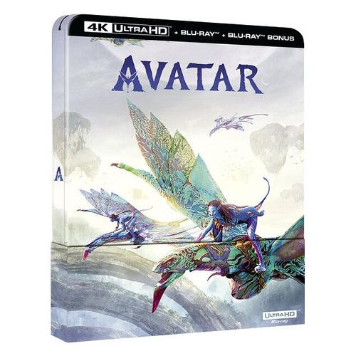 Avatar - Version Remasterise - 4k Ultra Hd + Blu-Ray + Blu-Ray Bonus - Botier Steelbook dition Limite de James Cameron
