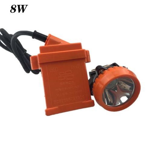 Avec Chargeur - Lampe De Poche Forte 8w Pour Mineurs, tanche, Antidflagrante, Batterie En Aluminium, Chargeur 18650, Lampe Frontale