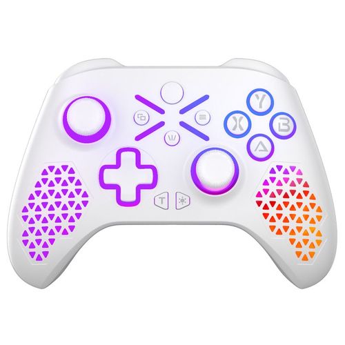 Avec La Lumire Rvb Wh - Manette De Jeu Sans Fil Compatible Bluetooth, Manette De Jeu Pour Pc, Manette De Vibration Pour Touristes, Xbox One, Xbox Series X, Xbox Series S, F
