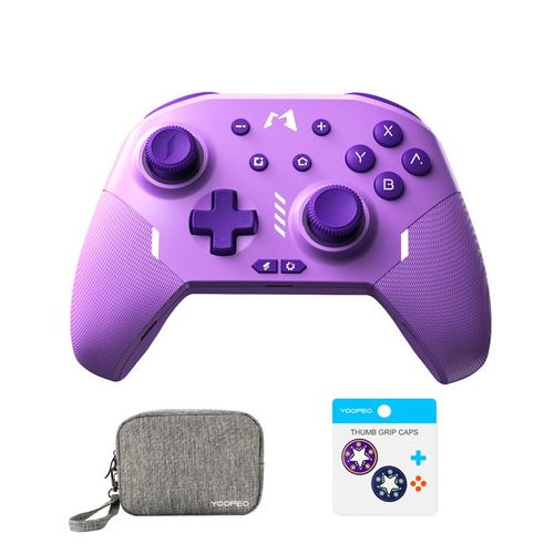 Avec Un Sac - Manette De Jeu Huben M9 Mechanical Elite, Contrleur De Vibration Hd, Manette Alps, Manette De Jeu Pour Nintendo Switch, Pc, Android,Ios