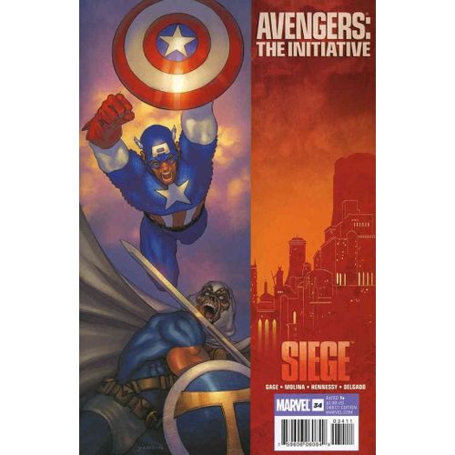 Avengers The Initiative # 34 ( V.O. 2010 ) ** Fin Du Dark Reign : Siege Part 3 Of 4 **   de C. Gage / Jorge Molina  Format Broch 
