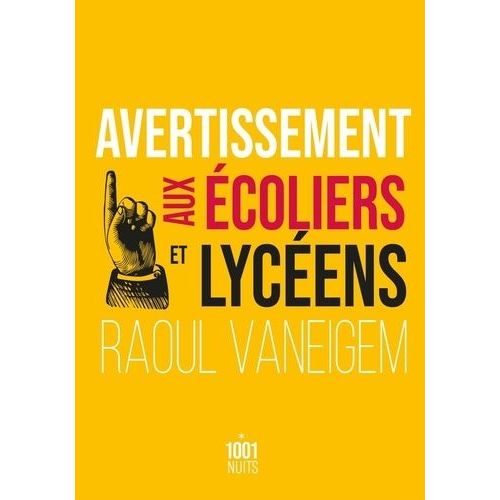 Avertissement Aux coliers Et Lycens    Format Poche 