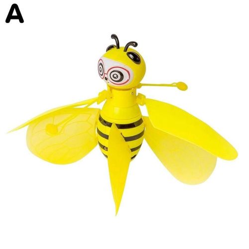 Avion lectronique  Induction Infrarouge Rc, Mini Abeille Volante, Tlcommande, Dtection De Gestes, Jouets D'Extrieur Et D'Intrieur Pour Enfants C7k1
