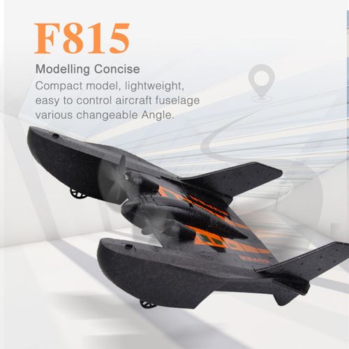 Avion Gli Der Rc Fx815, Aile Fixe En Mousse Epp, 2.4g, 2 Canaux, Tlcommande, Modle De Bateau, Jouet Noir