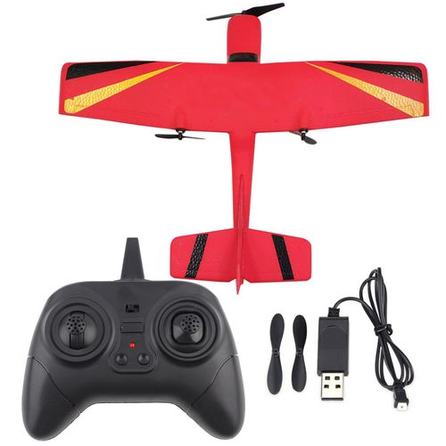 Avion telecommande 2,4 GHz ZC-Z50, planeur EPP a voilure fixe, modele reduit d'avion telecommande (rouge)